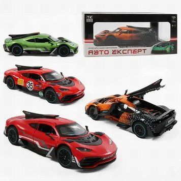 Игра Машина AutoExpert (1760-06) 4 цвета, металлопластик, звук, свет, инерция, в коробке, МИКС настольная игра и пример комплектации | Sylarozumu.com.ua