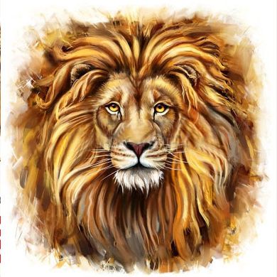 Фото Картина из страз Взгляд льва ТМ Алмазная мозаика (DMF-051, ) от интернет-магазина рукоделия Sylarozumu.com.ua