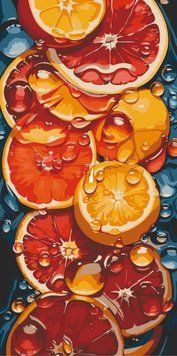 Фото ACR-13091-AC Холст для рисования Сочный цитрус 40 х 80 см (Без коробки) ArtCraft от интернет-магазина картин-раскрасок Sylarozumu.com.ua