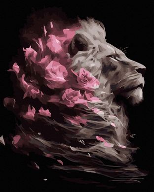 Фото Малювання по номерам Шляхетний лев (BRM46774) від інтернет-магазину картин-розмальовок Sylarozumu.com.ua